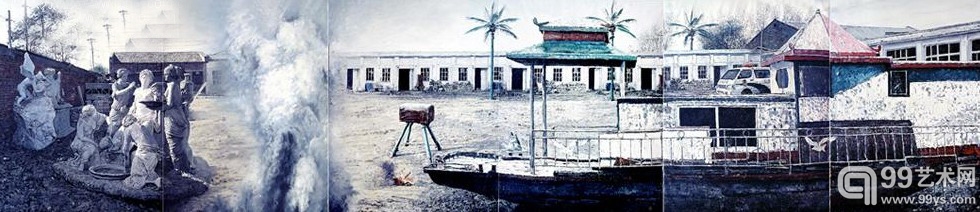 船长，220x180cm(6联)，布面油画，2006
