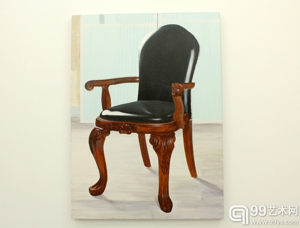 《临时家庭——待售的椅子》，2011，布面丙烯.jpg