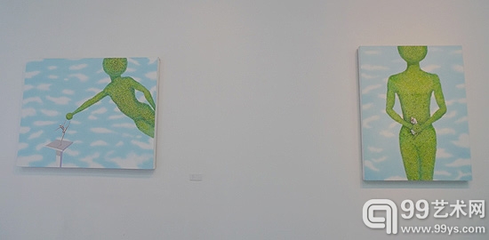 前后空间“李天恩2012作品展——舞台阶”开幕现场