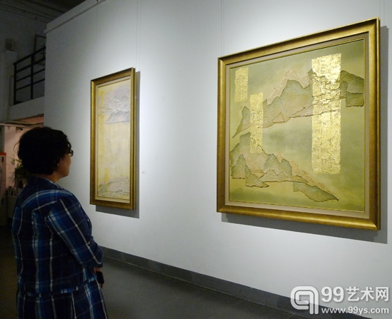 当笔墨遭遇材料  第三境——詹滢艺术展798桥艺术空间开幕