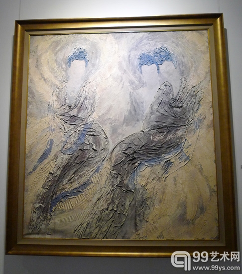 当笔墨遭遇材料 第三境——詹滢艺术展798桥艺术空间开幕 