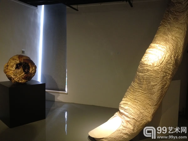 刘耕田作品《省》、伍伟作品《我的食指》