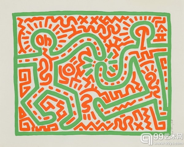 Keith Haring Studio, LLC （凱斯·哈林工作室）Untitled1983 无题