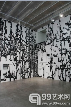 51平方项目系列展中的王郁洋展览现场