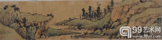 沈周手卷局部