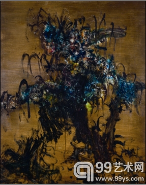 保利举办的精品展中的周春芽力作