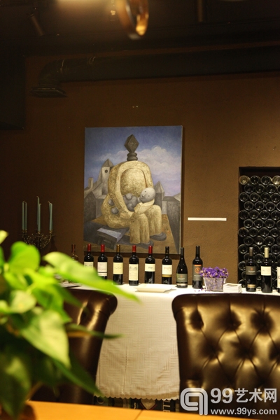 “翼翼飞鸾——冯贵林2012绘画展”展览现场
