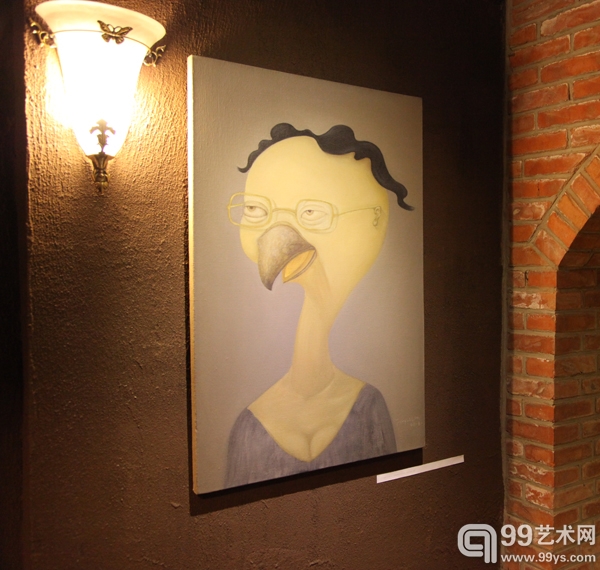 “翼翼飞鸾——冯贵林2012绘画展”展览现场