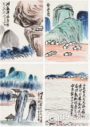 齐白石《山水图册》以4600万港元成交
