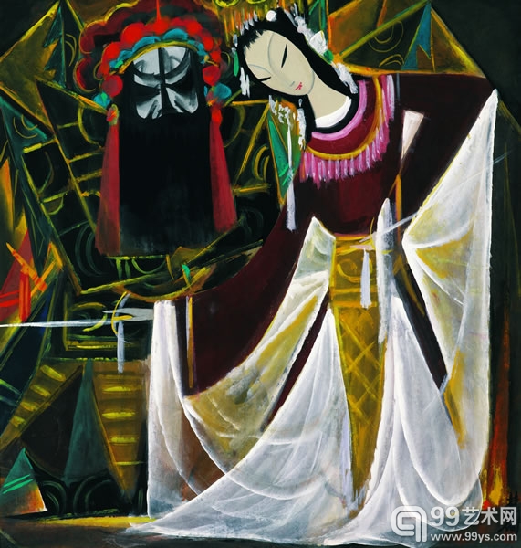 林风眠 京剧系列：霸王别姬