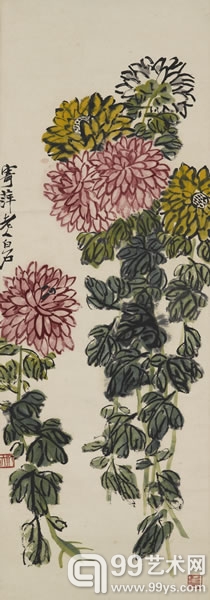 齐白石 《菊花》 