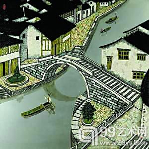 漆画跻身海外当代艺术主流：一幅作品5万美元