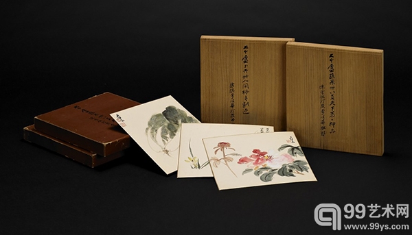张大千（1899－1983）花卉册、蔬果册