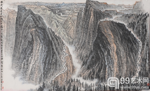 李可染 雄关漫道·苍山如海