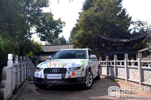 彩绘版奥迪A4 allroad quattro以独特的创意和鲜丽的色彩吸引关注