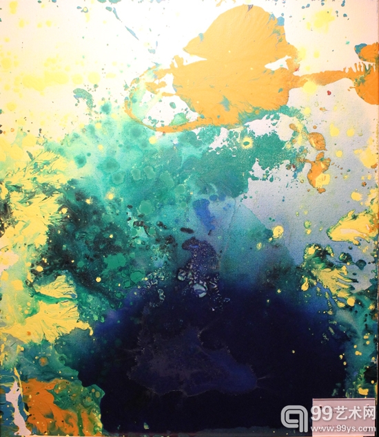 李磊《神秘岛NO.3》布面油画