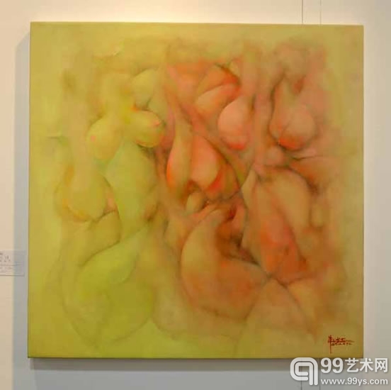 旅美艺术家朱者赤新作亮相上海艺术博览会
