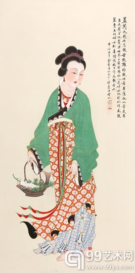 2012年荣宝斋秋季拍卖会精品鉴赏：俞致贞《鱼篮观音》