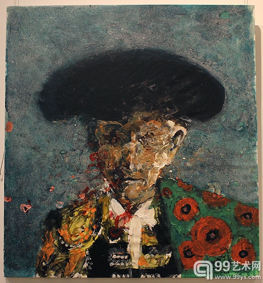 马尔多纳多《斗牛士肖像3》98×90cm,2012