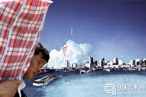 风景墙-上海恒丰路（2009年4月18日 15：00-15：30）