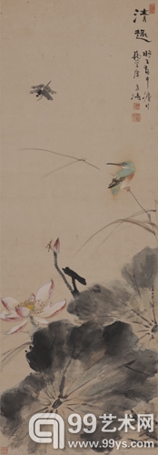 于非闇 拟马麟笔意