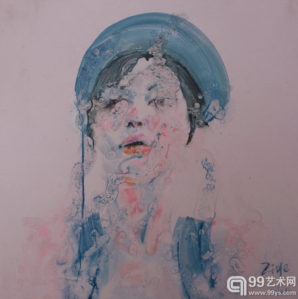 张子叶《你想起了谁系列三》油画.jpg
