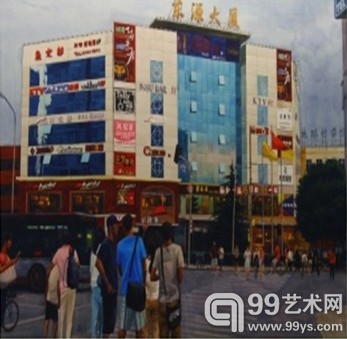 臧卓鑫《五道口》水彩.jpg