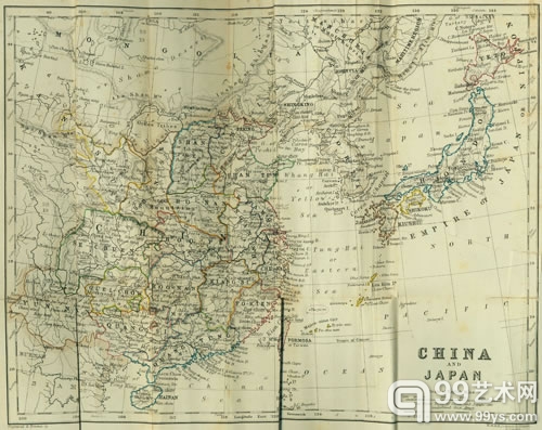 泓盛秋拍推出《大清国地图全图》证实钓鱼岛属于中国