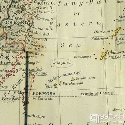 泓盛秋拍推出《大清国地图全图》证实钓鱼岛属于中国