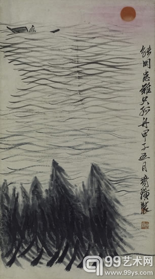 2012年荣宝斋秋拍精品鉴赏：《能同患难只孤舟》齐白石