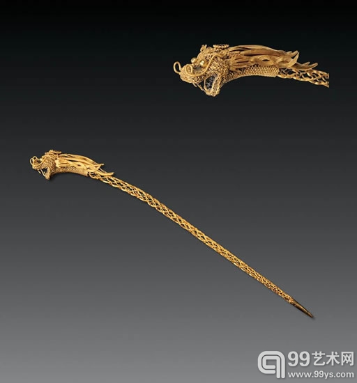 清代龙纹金簪.jpg
