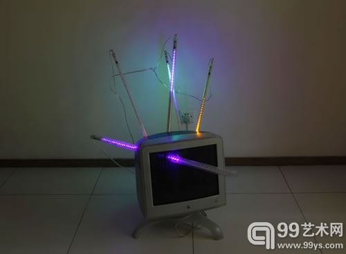 苹果电脑显示器Apple Computer Display  LED灯管Led  100x80x60cm 2012