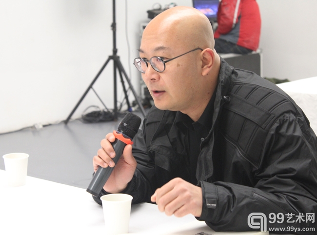 邹跃进美术理论与批评文集《立场》首发式暨研讨会现场：嘉宾发言