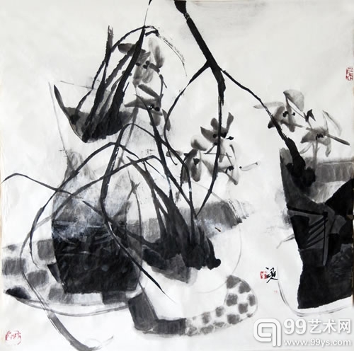 《兰韵图之一》  张渭人   2012年