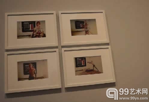 泰特美术馆的当代艺术展“水花飞溅：完成后的绘画”上展出的吴山专1987年作品《公共水墨》（Public Ink Washing）