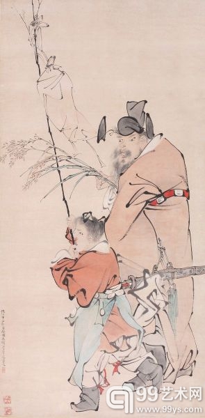 九歌秋拍赏析：任伯年《五谷丰登》