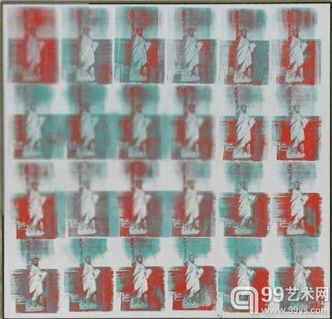 安迪沃霍尔 自由女神 197x205cm 成交价4376.25万