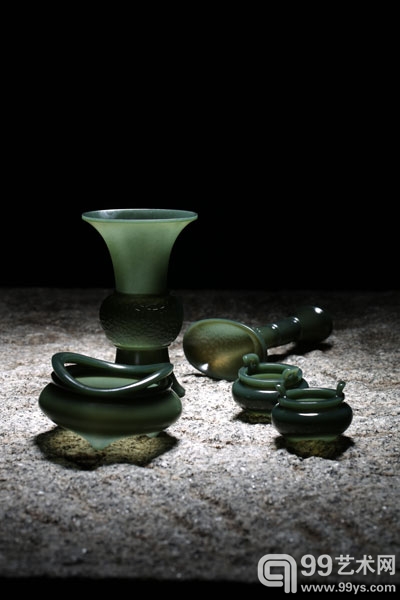 中国玉雕大师蒋喜——薄胎器皿系列
