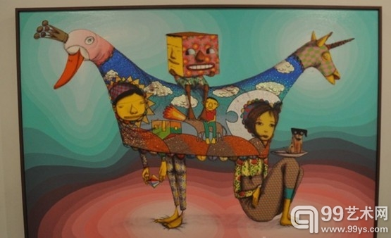Os Gemeos的作品“Untitled”（2012）
