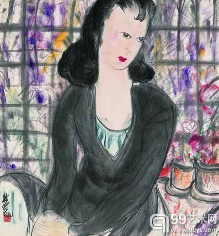 林风眠（1900～1991） 倩女 