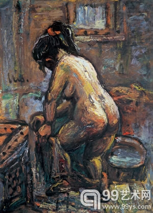 LOT 1626 “浴之四”（39.5x54.5cm)