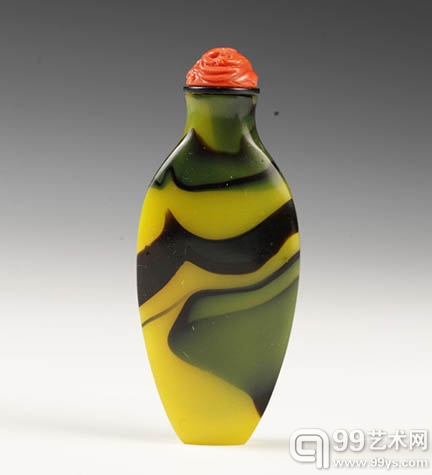 搅玻璃鼻烟壶