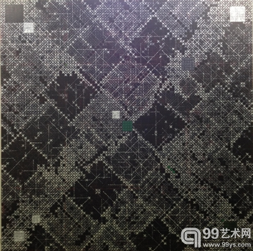 丁乙,十示2012-9, 2012 Ding Yi, Appearance of Crosses 2012-9