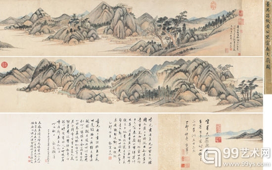董其昌-仿黄公望富春大岭图