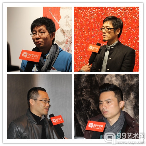 光与影系列展现场四位艺术家接受了99艺术网采访