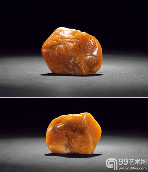 田黄薄意刻印章