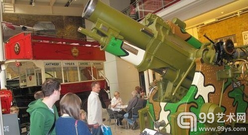 英国战争博物馆展出的二战武器装备