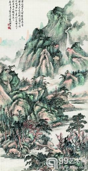 樊浩霖《远山归樵图》