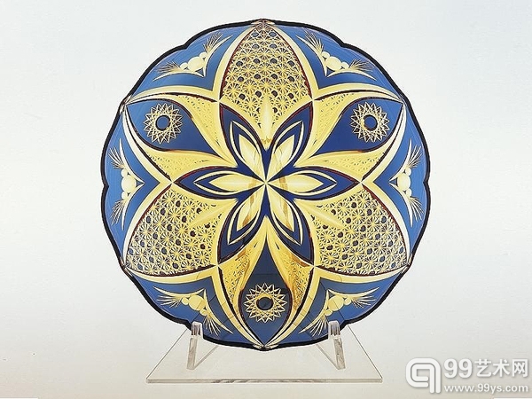 新竹市国际玻璃艺术节国际玻璃艺术馆展出日本玻璃艺术大师黑木国昭的作品