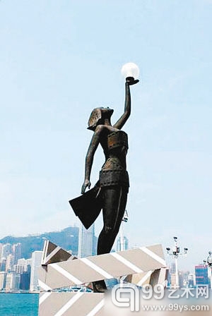 香港星光大道的标志雕塑